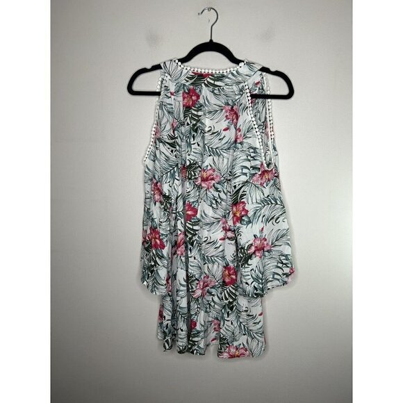 Solitaire Swim Women's Floral Beach Cover Up Dress Pullover Size Small N… - Picture 16 of 16